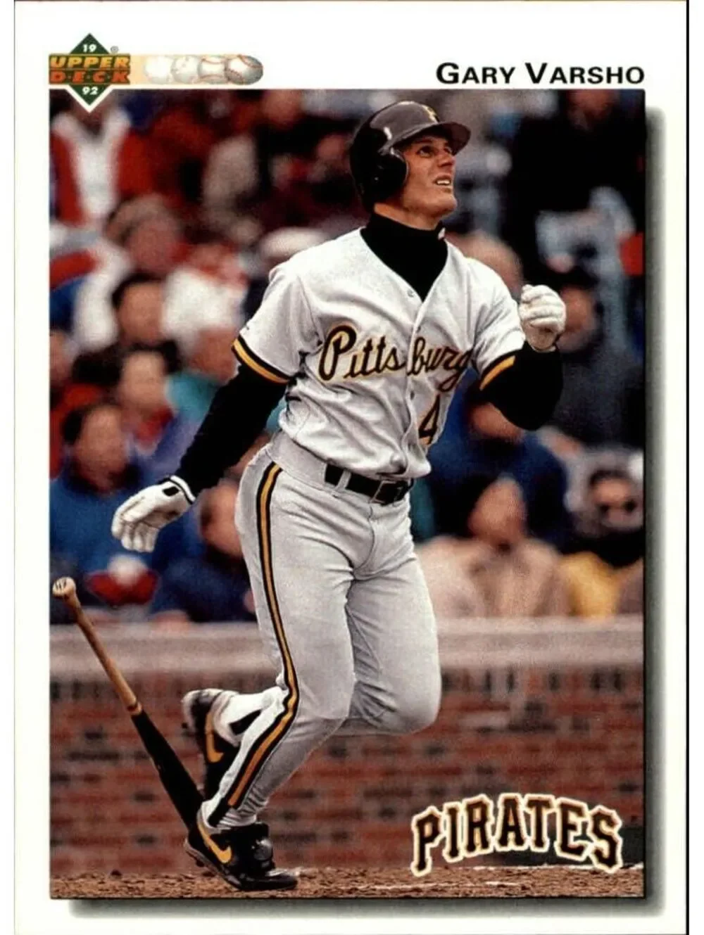 Gary Varsho 1992 Upper Deck MLB #217 Baseball Card Pittsburgh Pirates